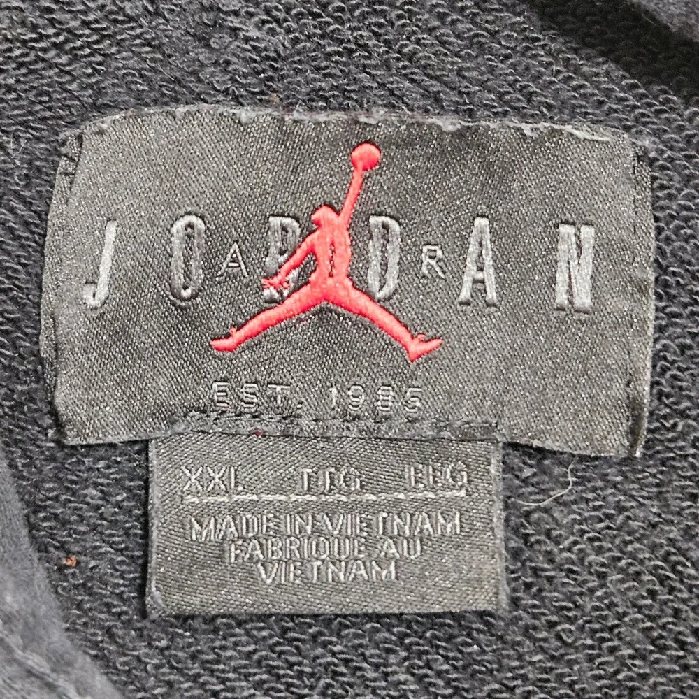 Jordan Hoodie 2XL Black Nike Air Jumpman Graphic Pullover CQ8291-010